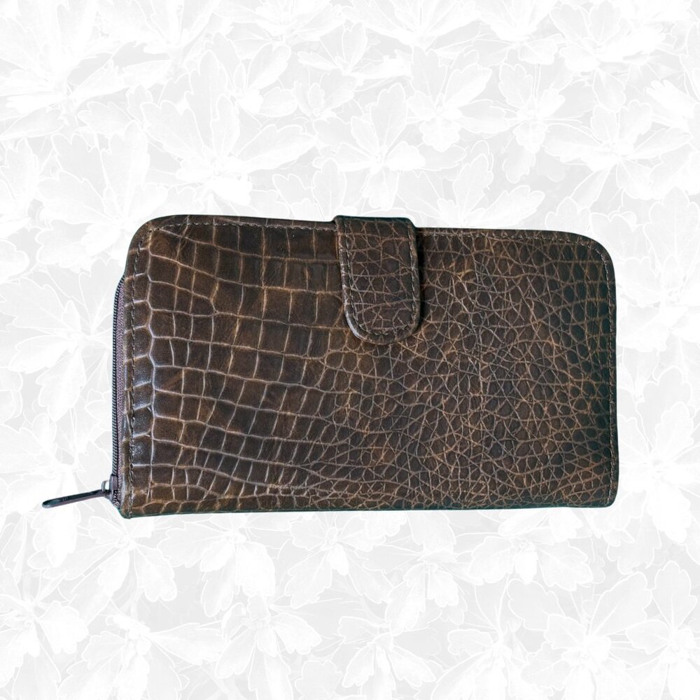 Vintage 1950s Leather Look Clutch Purse